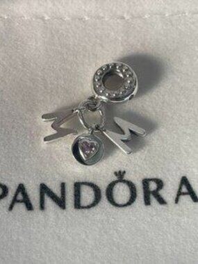 Pandora Mom Letters Dangle Charm